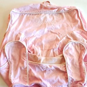 Pottery Barn Anywhere Chair Cover Regular Pink Polka Dot Monogrammed